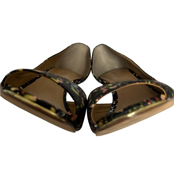 Banana Republic floral satin peep toe heels, size 8 - Picture 9 of 11